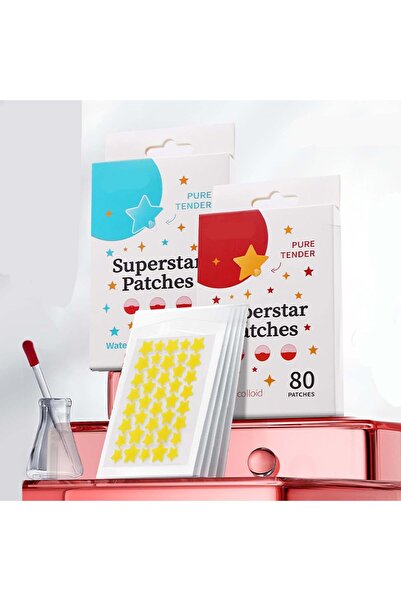 Yelajoy 160Pcs Pimple Patches for Face, Cute Star Zit Covers, Hydrocolloid Ac...