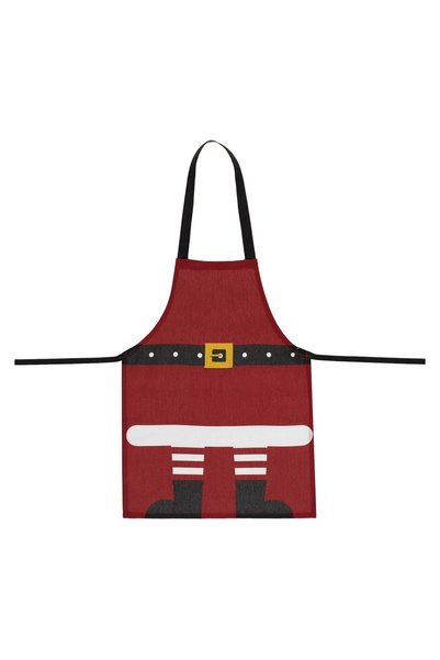 OEM Șorț de Bucătărie de Crăciun Roșu Santa 75x50 cm – Pentru Bucătăria de Cr...