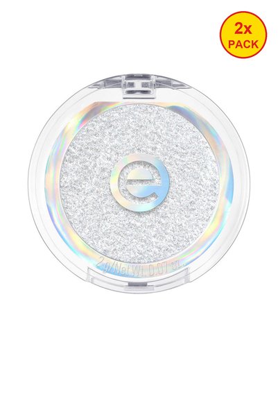 Essence 2x PACK Monochrome Glitter Eyeshadow #01-frosted Shine 2 g