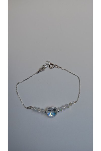 Generic Brand Bratara din argint 925 cu cristale Swarovski