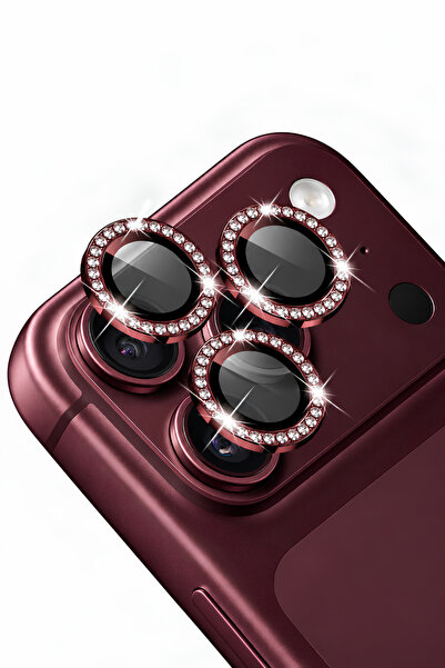 QUSCHU Premium Rhinestone Lens Protector for iPhone 18 Pro / 18 Pro Max