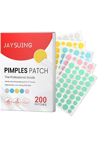 Yelajoy 200 PCS Pimple Patches,Hydrocolloid Acne Blemish Treatment