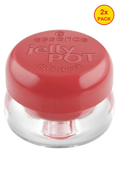 Essence 2x PACK Jelly POT Lip and Cheek Balm, Hug Me! 10, Essence, 4 g