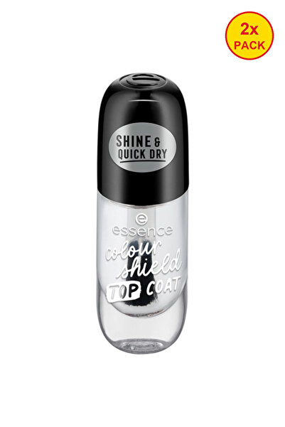 Essence 2x PACK colour shield TOP COAT, 8 ml