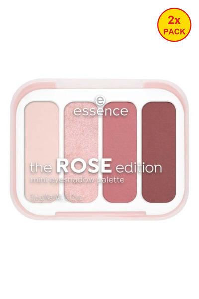 Essence Pachet de 2 mini palete de farduri de pleoape, ediția ROSE, Essence, ...