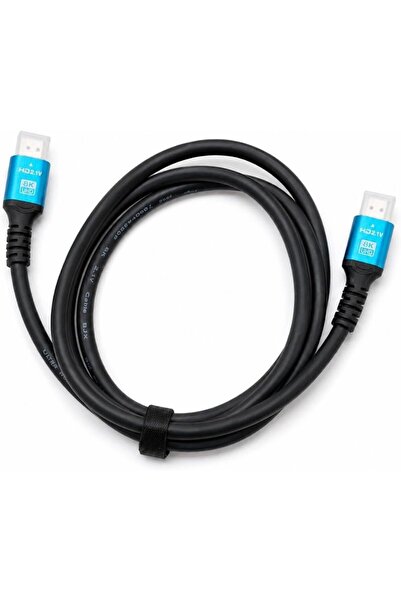 TAKYAKIŞTIR 6060 8K Ultra HD 2.1V 48Gbps Hdmi Kablo 1.5 Metre Altın Kaplama Led Tv Hdmi Kablo