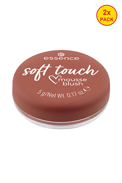 Essence 2x PACK Soft Touch Mousse Rouge #20 – Rustic Rouge, 5 G 5 gr