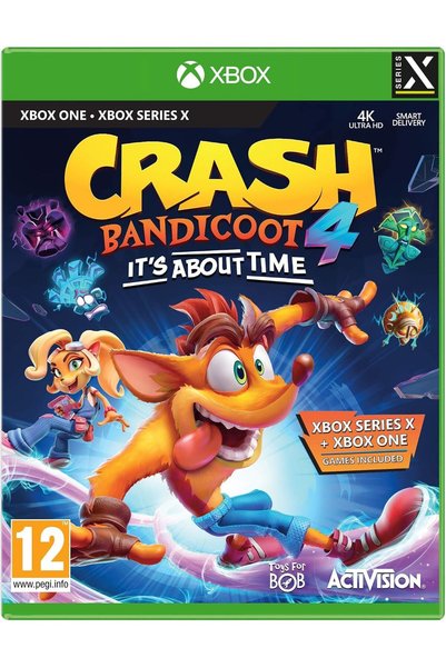 CERTEZA Crash Bandicoot 4 Its About Time - Xbox Series X|S - Xbox One - Original