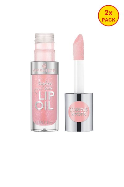 Essence 2x PACK Hydra Kiss Lip Oil #10 – Sugar Sparkle 4 ml