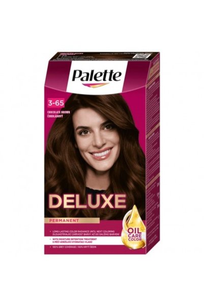 Palette Vopsea de păr permanentă Deluxe 3-65 Maro Ciocolatiu