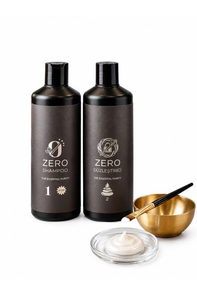 Zero Keratin Düzleştirici 2 lı Set Şampuan ve Düzleştirici set