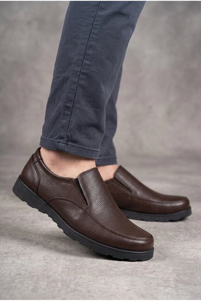 GÜR MODA AYAKKABI TALPA ANTIDERAPANTĂ ORTOPEDICĂ PANTOFI BĂRBAȚI DIN PIELE AR...