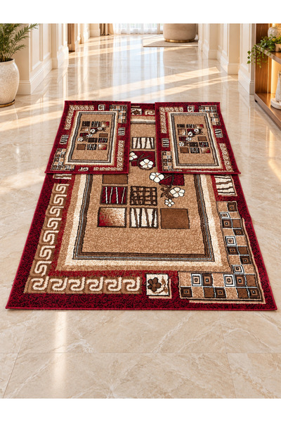 Novaprime.ro Set de covoare canelate 3 piese 1- 140x200 / 2-060x100 20A
