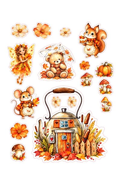 Decoratiuni Dulci Imagine decor tort Magia toamnei - Decupat