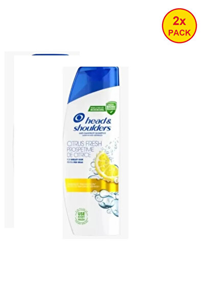 Head & Shoulders 2x PACK Sampon Head&Shoulders Citrus Fresh, greasy hair 330 ML