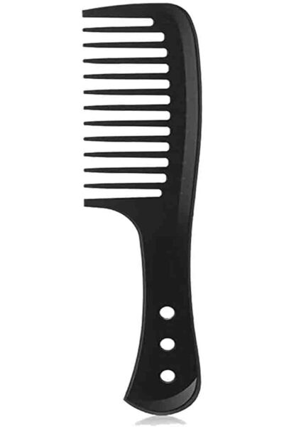 SOWUGI Wide Tooth Detangling Handgrip Paddle Hair Comb for Long Hair (A)