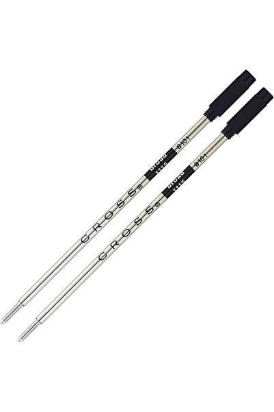 Cross Ballpoint Pen Refill, Broad Black, 2 Per Card (8101-2)