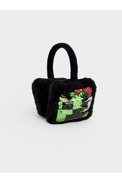 LC Waikiki Rmz Gi̇yi̇m Farkiyla Stoned Boy's Plush Ear Muffs