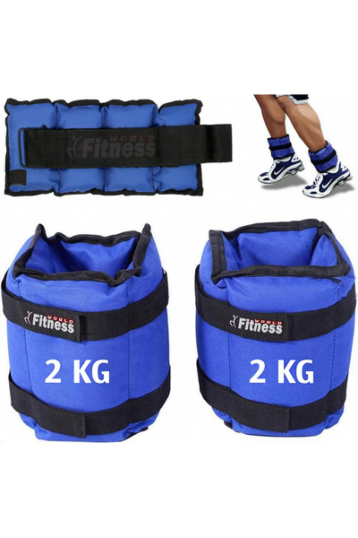 Fitness World Sand Weight Bag, Sand Weights for Arms and Legs, Each Piece 2kg...