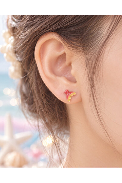 Eloré Sunset Mermaid Tail Stud Earrings