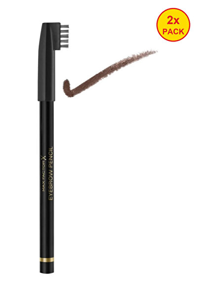 Max Factor 2x ΠΑΚΕΤΟ Μολύβι Φρυδιών Ανοιχτό Καστανό Χρώμα - Μολύβι Φρυδιών 02...