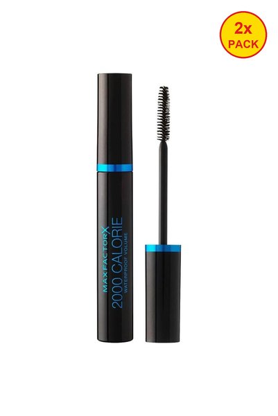 Max Factor 2x PACK 2000 Calories Waterproof Volume Mascara, 9ml