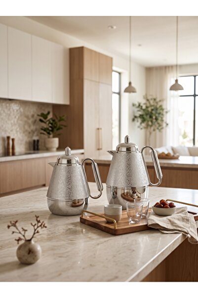 Generic Plastic Tea and Coffee Set 500ml +1L Modern Luxury Design for High-End Serving