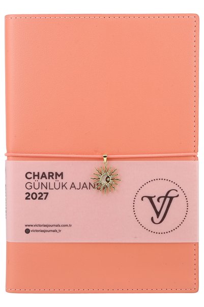 Victoria's Journals Agendă zilnică Charm-2027 A5 - Interior interschimbabil ș...