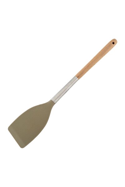 OEM Spatula din Silicon cu Mâner din Lemn 31cm pentru Gătit
