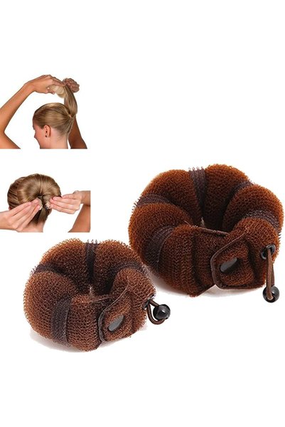 ASKIND Hair Bun Maker, 2Pcs Breathable Twist Hair Donut Styling Braiding Tool...