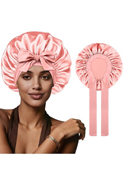 GENERAL Silk Bonnet for Women, Satin Bonnet for Sleeping, Large Sleep Cap wit...