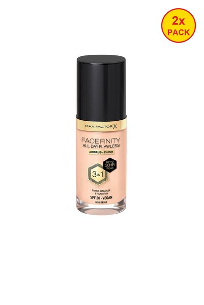 Max Factor 2x PACK Facefinity 3 in 1 - Primer, Concealer and Foundation # 55-...