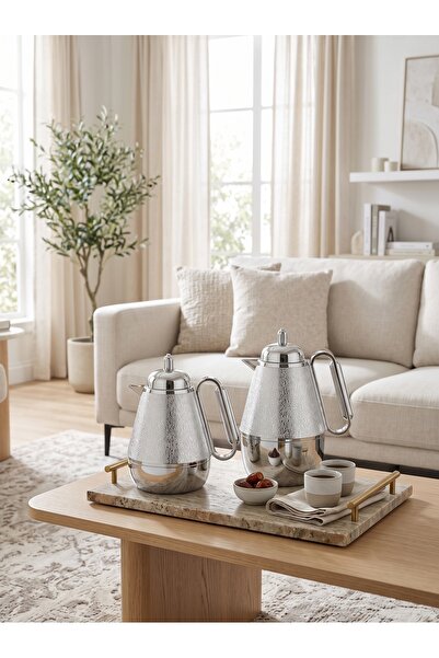 Generic Plastic Tea and Coffee Set 500ml +1L Modern Luxury Design for High-End Serving