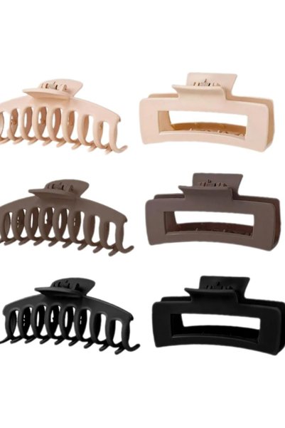 Generic Hair Accessories Multicolor Hair Clips Large Hair Clips, Non-Slip Lar...
