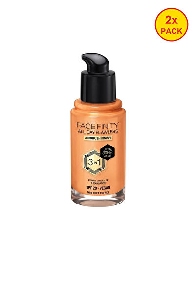 Max Factor Двойна опаковка Флуиден фон дьо тен 3 в 1 FACEFINITY ALL DAY FLAWL...
