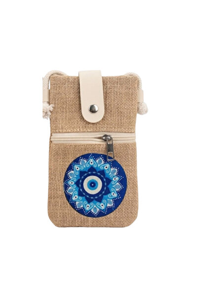 Monte Lui Women's Phone Crossbody Bag Evil Eye Beads 2