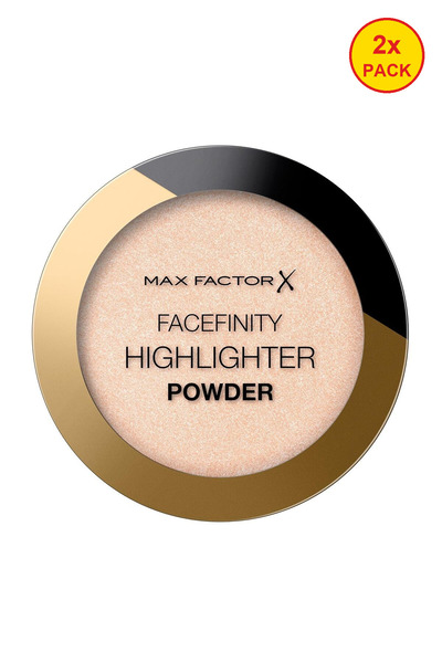 Max Factor 2x PACK Facefinity Highlighter 001 Nude Beam, 10 g, Vanilla