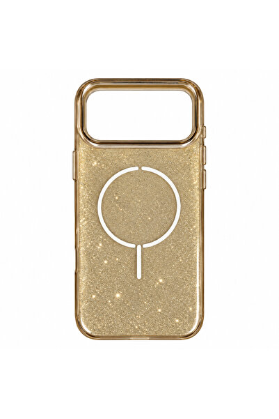 MobiCase Θήκη Mag με γκλίτερ για iPhone 17/18 Pro Max – Καφέ