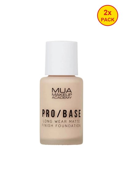 MUA Makeup Academy Pachet de 2 Fond de ten Pro Base Long Wear cu finisaj mat ...