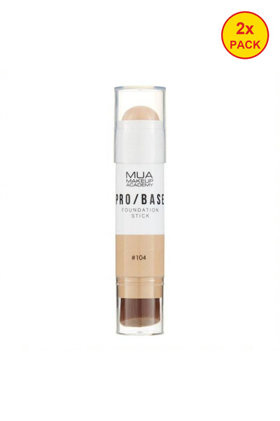 MUA Makeup Academy 2 броя Pro Base Фон дьо тен стик – 104