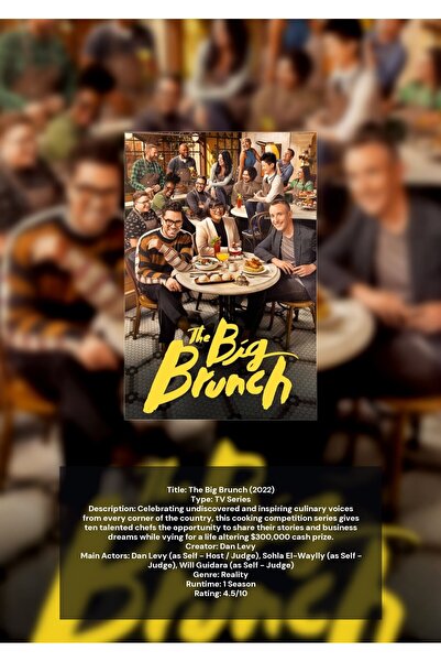 OEM Poster Infografic Marele Brunch, Design pentru Rețete și Preparate, Carto...