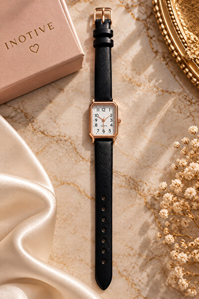 Kadın Kol Saati – Rose Gold Kasa, Deri Kordon