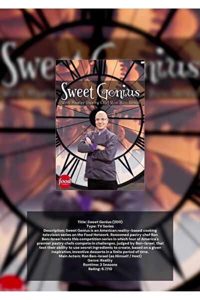 OEM Poster Infografic Geniul Dulce, Design Cofetarie si Patiserie, Carton 250...