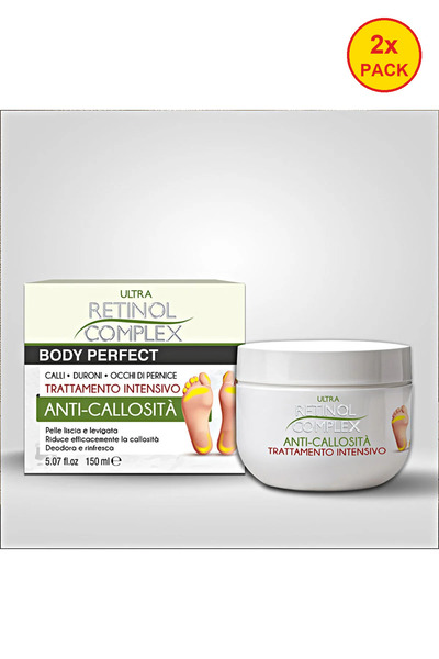 Retinol Complex Pachet 2x Tratament anti-bătături pentru picioare - 150 ml