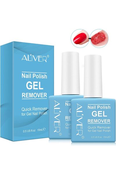 ALİVER مزيل طلاء الأظافر السحري، مزيل طلاء الجل الاحترافي، يزيل طلاء الجل الس...