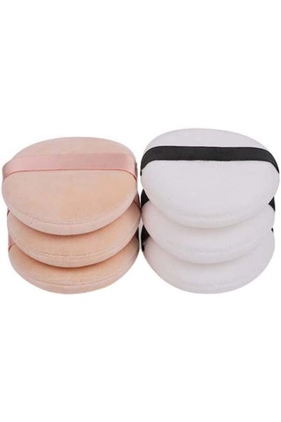 SOWUGI 6 Pcs Powder Puff For Body Powder Loose Powder, Ultra Soft Large Round...