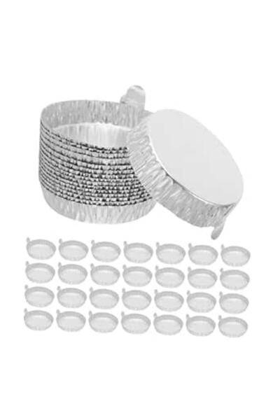 PRETYZOOM 100pcs Aluminum Weighing Boats For Laboratory Use Disposable Foil T...