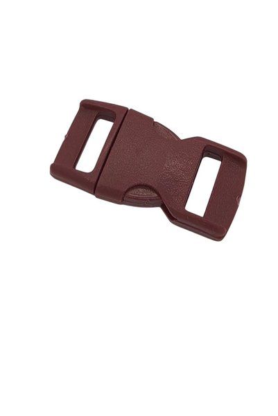 Mg Aksesuar Paracord Accessory Paracord Bracelet Plastic Clip 1 cm Burgundy * 10 Pcs