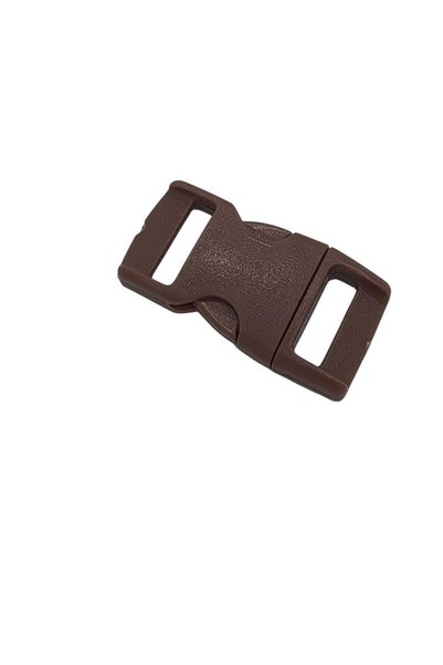 Mg Aksesuar Paracord Accessory Paracord Bracelet Plastic Clip 1 cm Brown * 10 Pcs
