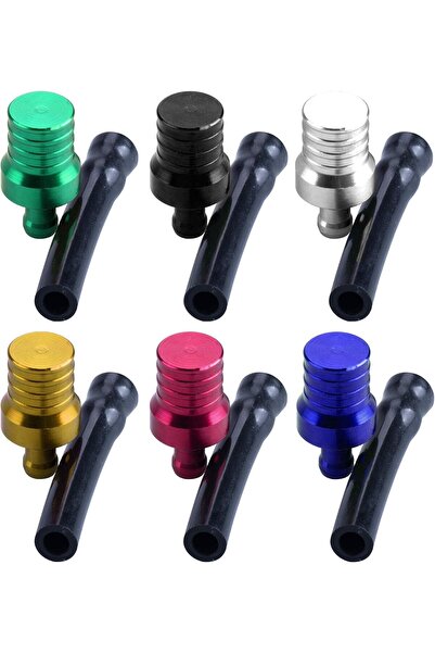 Generic 6pcs Universal Tank Gas Fuel Cap Valve Vent Breather Hose Tube Compat...